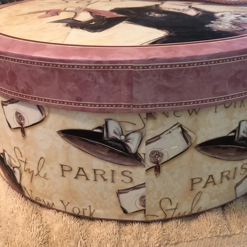 2005 Chad Barrett New York Style Hat Box w/4 Pillar, 3 Forms & 1 Votive Candles